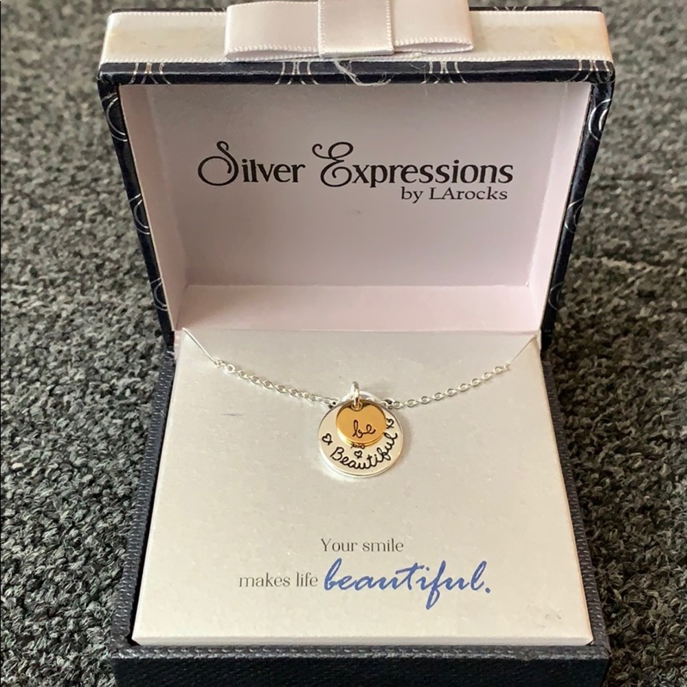 Silver “Be Beautiful” Necklace